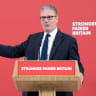 Prime Minister Sir Keir Starmer delivers a speech during a visit to Malloy Aeronautics in Berkshire following the publication of the long-delayed defence investment plan on June 30, 2026 in Berkshire. 