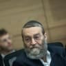 MK Moshe Gafni attends a Finance committee meeting at the Knesset, the Israeli parliament in Jerusalem, June 29, 2026.