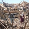 Afghan residents clear rubble from their home at the site of a Pakistani airstrike in Barolo village in the Marawara district of Afghanistan's Kunar province on June 29, 2026.