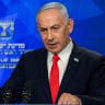  ISRAEL-US-IRAN-WAR Israel's Prime Minister Benjamin Netanyahu gives a news conference in Jerusalem on June 15, 2026