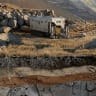 Traysar boring machine for destroying tunnels
