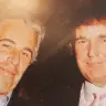 Una imagen de Donald Trump y Jeffrey Epstein en la Sala de Lectura Conmemorativa Donald J. Trump y Jeffrey Epstein, en Washington, D.C., EE. UU., el 9 de junio de 2026.
