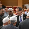 Isaac Herzog meets with Imams from across the country to discuss crime prevention. 