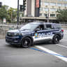 Police near the scene of an active shooter situation on June 22, 2026 in Montreal, Canada.