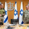 IDF Chief of Staff Eyal Zamir awards US military Captain Nathan John Pernot with the IDF Certificate of Appreciation, July 3, 2026.