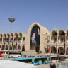 The Grand Mosalla is pictured in Tehran on July 3, 2026, ahead of Iran's slain supreme leader Ali Khamenei's funeral.