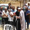 Israeli soldiers clash with Palestinians as they hold Friday prayers during a protest against Israeli settlement expansion and land confiscation near Bethlehem in the West Bank, July 3, 2026.