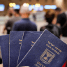 Israeli passport.