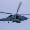 This US Navy handout photo released on May 8, 2026 by US Central Command Public Affairs shows an MH-60R Sea Hawk helicopter; Illustrative.