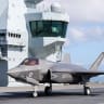 A British Royal Navy F-35B fighter aircraft on board HMS Prince of Wales in the Norwegian Sea, July 2, 2026. 