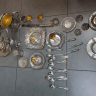 Recovered stolen silverware.