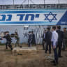 Ultra-Orthodox Jewish protesters demonstrate against the arrest of ultra orthodox jewish men who took part in a protest outside the home of Supreme Court Justice Noam Sohlberg and were later handed over to the military police, outside the Abu Kabir detention facility, June 10, 2026. Ilustrative.