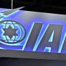 The IAI, Israel Aerospace Industries company logo is displayed during the Security Equipment International (DSEI) at London Excel on September 09, 2025 in London, England.