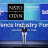 NATO Secretary General Mark Rutte speaks during the High Level Defence announcements at the NATO Summit Defence Industry Forum, on the sidelines of the NATO leaders' Summit, in Ankara, Turkey, July 7, 2026.
