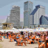 The Tel Aviv coast, usually packed with tourists during the summer, has seen fewer international visitors over the past three years.