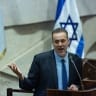 Culture and Sports Minister Miki Zohar attends a plenum session at the assembly hall of the Knesset, the Israeli parliament in Jerusalem, May 20, 2026.