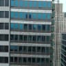 A high-rise building under construction, which, according to the New York City Fire Department, remains at risk of collapse after two of its support columns buckled, is seen in a still image from video in the Manhattan borough of New York City, US, July 7, 2026. 