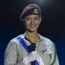 Staff Sergeant Oren Metzuyanim, a 21-year-old lone soldier at the main rehearsal of the 78th anniversary Independence Day ceremony, held at Mount Herzl, Jerusalem, on April 19, 2026.