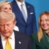 US President Donald Trump and Italy's Prime Minister Giorgia Meloni attend a NATO leaders' summit in Ankara, Turkey, July 8, 2026