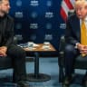 U.S. President Donald Trump holds a bilateral meeting with Ukrainian President Volodymyr Zelenskiy alongside the NATO leaders summit at the Bestepe Presidential Compound, in Ankara, Turkey, July 8, 2026.
