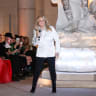  Bonnie Tyler performs during Philipp Plein Oscars Night 2024 Runway Show at Chateau Falconview on March 09, 2024 in Bel Air, California. 