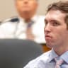  Tyler Robinson, the man accused of killing Charlie Kirk at Utah Valley University, appears during a hearing in Fourth District Court in Provo, Utah, US, December 11, 2025.