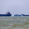 In this picture obtained from Iran's ISNA news agency on June 18, 2026, vessels are seen anchored in Bandar Abbas along the Strait of Hormuz.