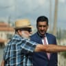 US Representative Ro Khanna (D-CA) speaks with a Palestinian resident of Turmus Ayya, near Ramallah, during a visit in the Israeli-occupied West Bank, July 9, 2026.