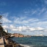 The seafront in the Mediterranean port city of Alexandria in Egypt. November 14, 2016.