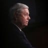  US Senator Lindsey Graham (R-SC) attends a news conference a day after supporters of U.S. President Donald Trump occupied the Capitol building, in Washington, US January 7, 2021. 