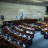 A plenum session at the assembly hall of the Knesset, the Israeli parliament in Jerusalem, July 8, 2026.