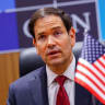 U.S. Secretary of State Marco Rubio attends a trilateral meeting with Japanese Foreign Minister Motegi Toshimitsu and South Korean Foreign Minister Cho Hyun (not pictured) on the sidelines of the NATO leaders' summit, in Ankara, Turkey, July 7, 2026.