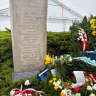A memorial service commemorating 85 years since the Jedwabne massacre.