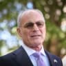 Israeli Ambassador to the United States Yechiel Leiter speaks to the media outside the U.S. State Department in Washington, DC, after a meeting with U.S. Secretary of State Marco Rubio and Lebanese Ambassador to the U.S. Nada Hamadeh, April 14, 2026.