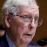US Senate Appropriations Subcommittee on Defense Chair Senator Mitch McConnell (R-KY) speaks during a hearing on Capitol Hill in Washington