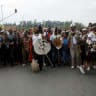 Supporters of the South African anti-immigrant group 'March and March' hold a demonstration, after an unofficial June 30 deadline set by anti-immigrant groups for undocumented migrants to leave the country had passed, in Umzimkhulu, South Africa, July 13, 2026. 