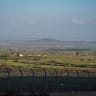 View of the Israeli border area with Syria, as seen from the northern Golan Heights, April 11, 2026.