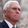 Former US Vice President Mike Pence outside of the funeral service of former Vice President Dick Cheney at the National Cathedral on November 20, 2025 in Washington, DC. 