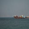 Vessels at the Strait of Hormuz, as seen from Musandam, Oman, June 26, 2026. 