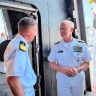 Israel Navy Deputy Commander in Chief and Chief of Staff R.-Adm. Guy Levy in a meeting with the Chief of Naval Operations of the US Navy Admiral Daryl Caudle, published July 13, 2026.