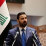 Iraqi Prime Minister-designate Ali al-Zaidi speaks during a parliamentary session to vote in a new government headed by Ali al-Zaidi as prime minister, at the parliament headquarters in Baghdad, Iraq, May 14, 2026.