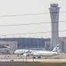 Aircraft depart from Ben-Gurion Airport during the US-Israel war with Iran, March 16, 2026