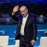 Prime Minister Benjamin Netanyahu speaks at the Negev Conference in Dimona, July 14, 2026