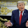 US President Donald Trump gestures as he participates in a bilateral meeting with Iraqi Prime Minister Ali al-Zaidi (not pictured) in the Oval Office at the White House in Washington, DC, US, July 14, 2026