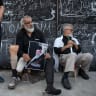n amputee sits with others gathering to mourn Iran's slain supreme leader Ayatollah Ali Khamenei during the funeral ceremonies at the Grand Mosalla in Tehran on July 5, 2026. 