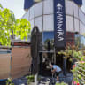 A view of a Japanika restaurant branch owned by businessman Barak Abramov that was damaged in a shooting in Herzliya, central Israel, July 14, 2026.
