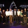 Mifal HaPais chairman Itzik Lary, CEO Benny Dreyfuss, Weizmann Institute Vice President Prof. Rony Paz and the recipients of the 2026 Landau Prizes for Arts and Sciences at the award ceremony marking the prize’s 25th anniversary.