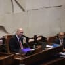 Knesset Speaker Amir Ohana oversees votes on Communications Minister Shlomo Karhi's communications sector reform bill, July 16, 2026.