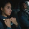 LOU DIAMOND PHILLIPS (right) stars with Dana Namerode in "Gangland."