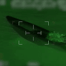 Still from a video of a French Navy sniper shooting the engine of a cocaine smuggling boat, October 18, 2025